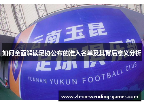 如何全面解读足协公布的准入名单及其背后意义分析